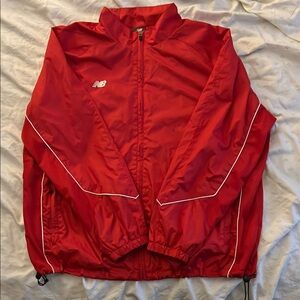 New Balance Red Windbreaker Jacket